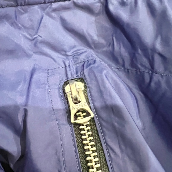 Acne Studios Colorblock Cotton & Nylon French Terry Black Blue Shorts - Picture 9 of 9